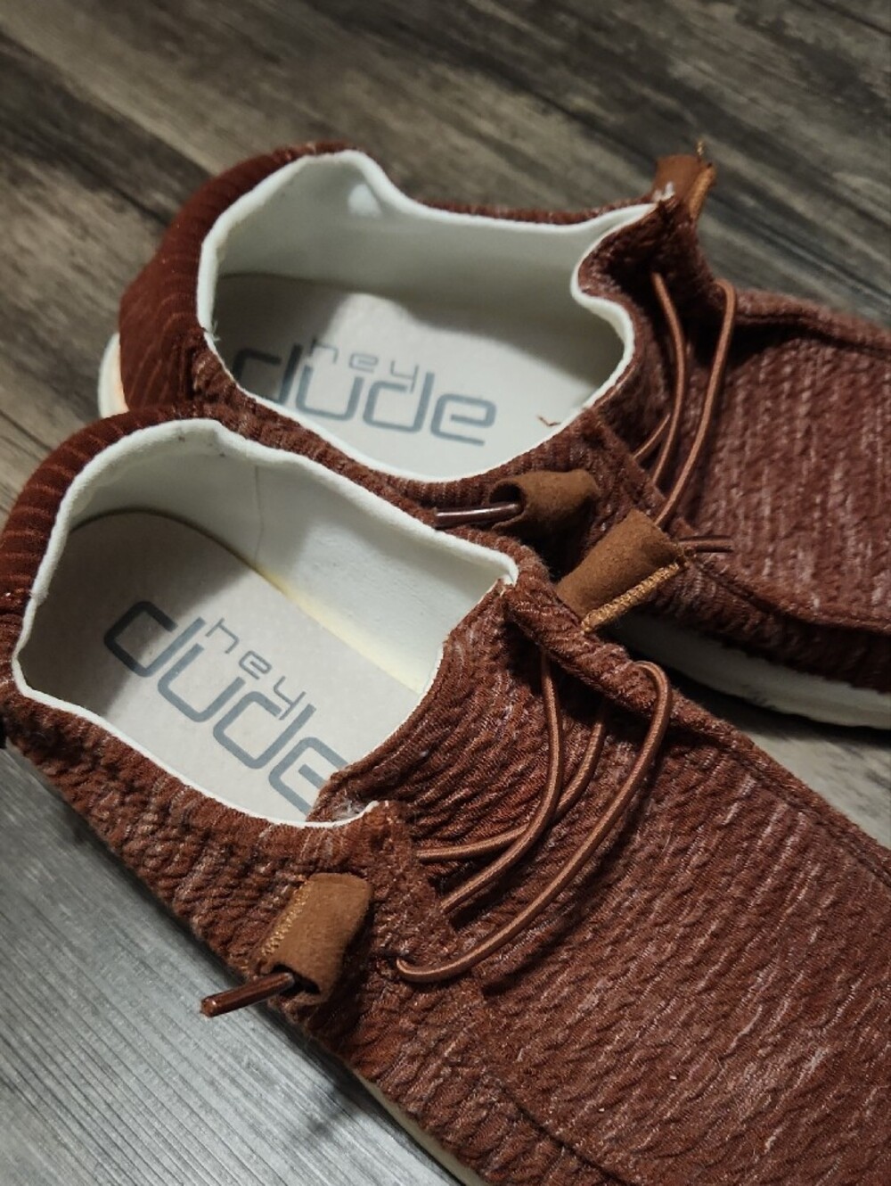 Hey Dude Women's Wendy Casual Slip-On Loafers Rust - Picture 4 of 5